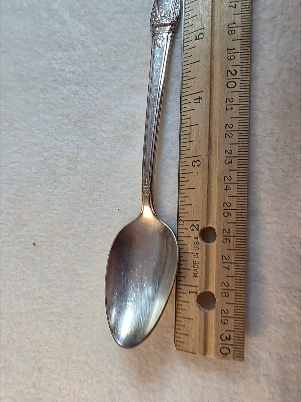1847 Rogers Bros First Love Silverplate Teaspoons Set of 3 Vintage 1937